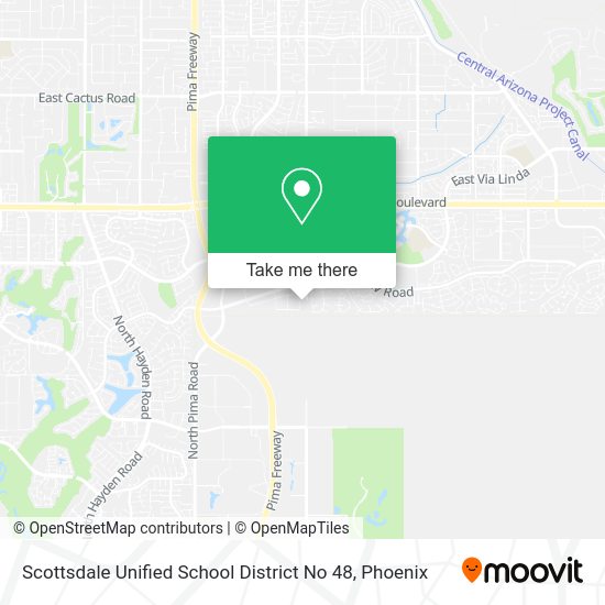 Mapa de Scottsdale Unified School District No 48