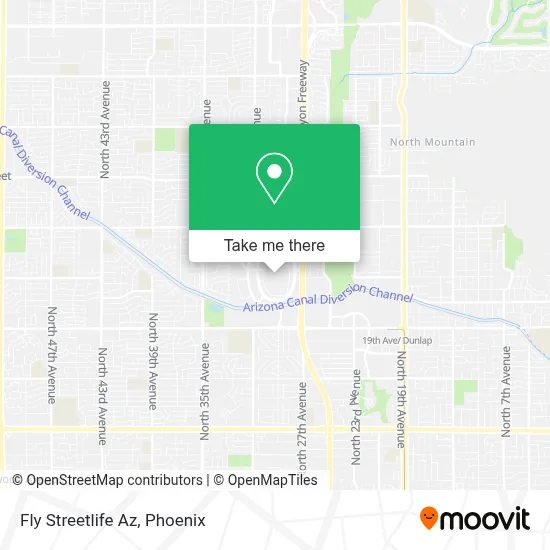 Fly Streetlife Az map