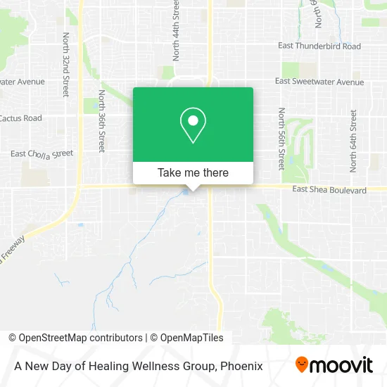 A New Day of Healing Wellness Group map