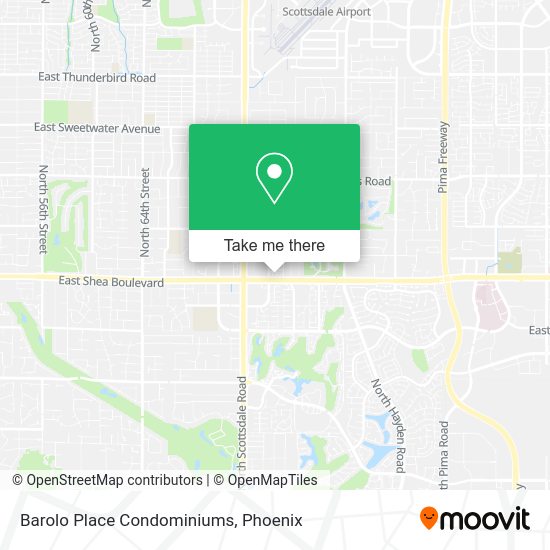 Barolo Place Condominiums map