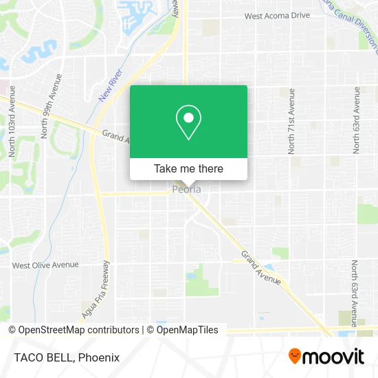 TACO BELL map
