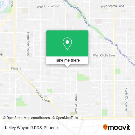 Mapa de Kelley Wayne R DDS