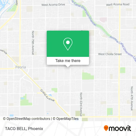 TACO BELL map