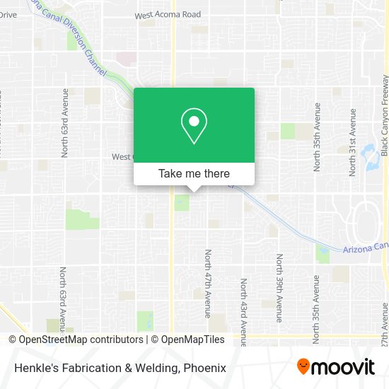 Henkle's Fabrication & Welding map