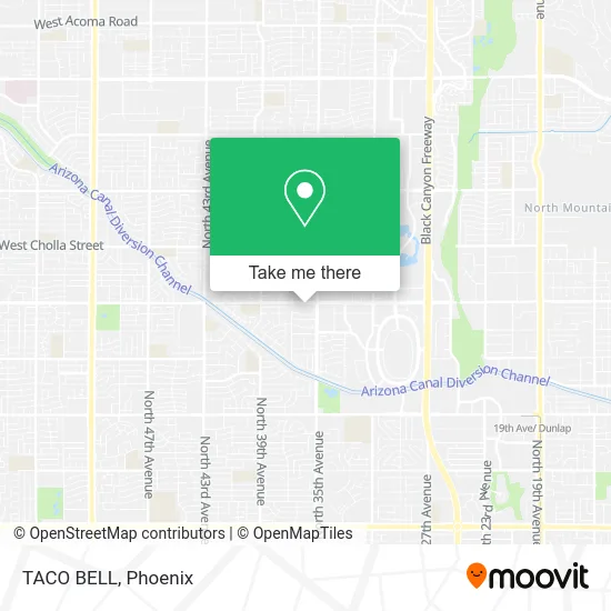 TACO BELL map