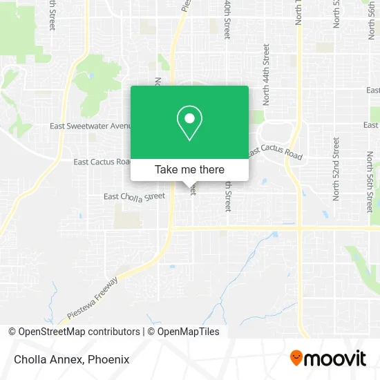 Cholla Annex map