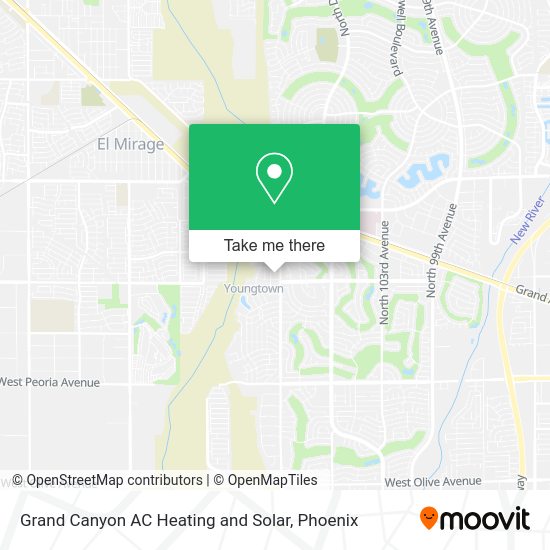 Mapa de Grand Canyon AC Heating and Solar