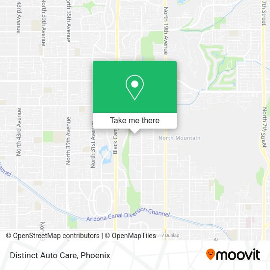 Distinct Auto Care map
