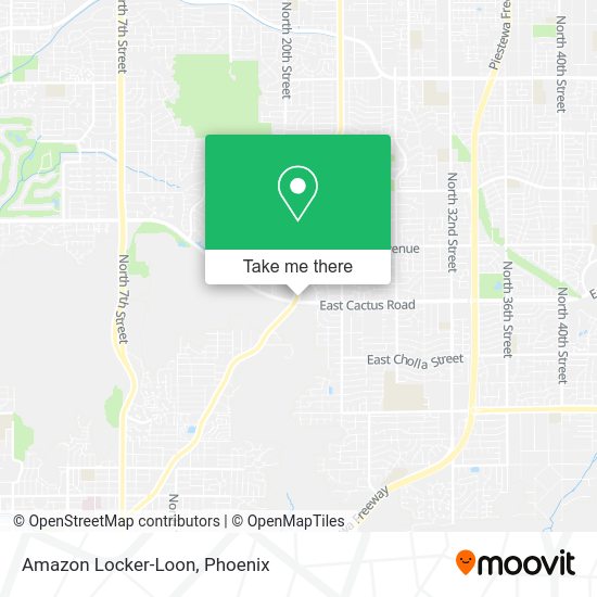 Mapa de Amazon Locker-Loon