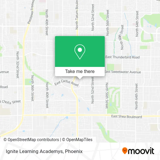Ignite Learning Academys map