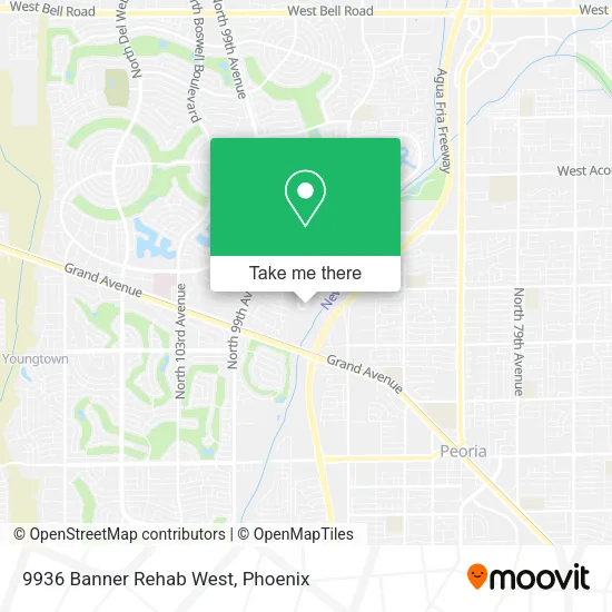 9936 Banner Rehab West map