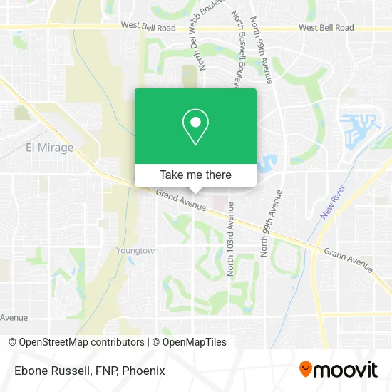 Ebone Russell, FNP map