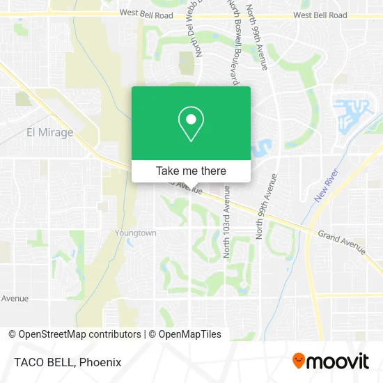 TACO BELL map