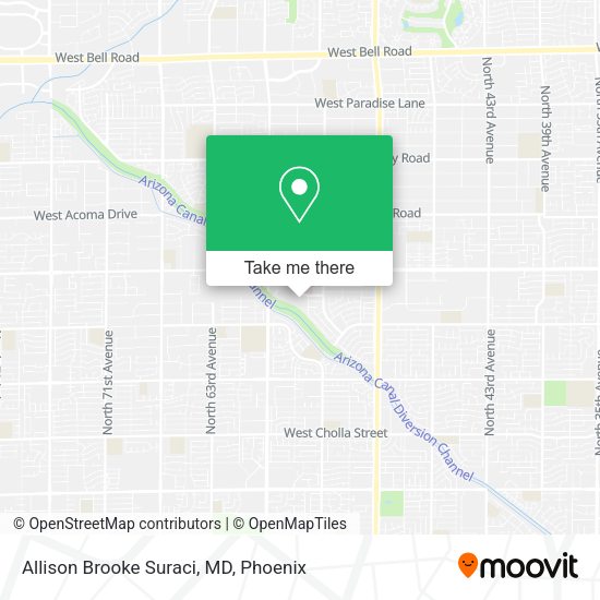 Allison Brooke Suraci, MD map
