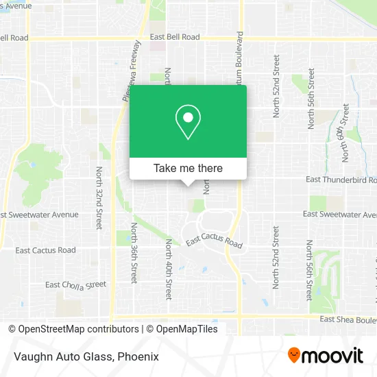 Vaughn Auto Glass map