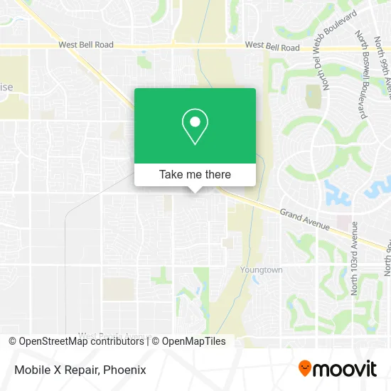 Mobile X Repair map