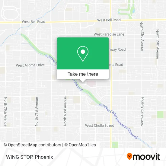Mapa de WING STOP