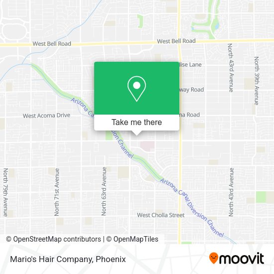 Mario's Hair Company map