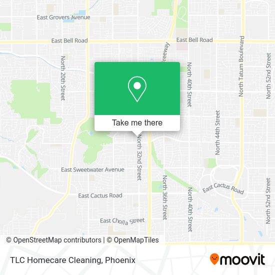 Mapa de TLC Homecare Cleaning