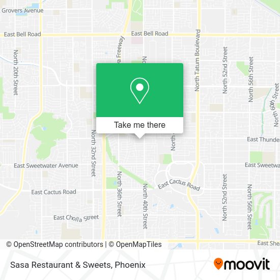 Sasa Restaurant & Sweets map
