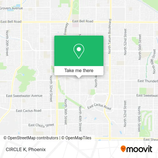 CIRCLE K map