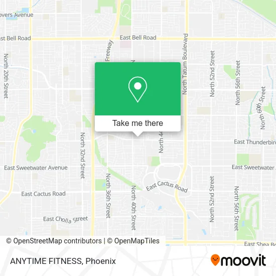 ANYTIME FITNESS map