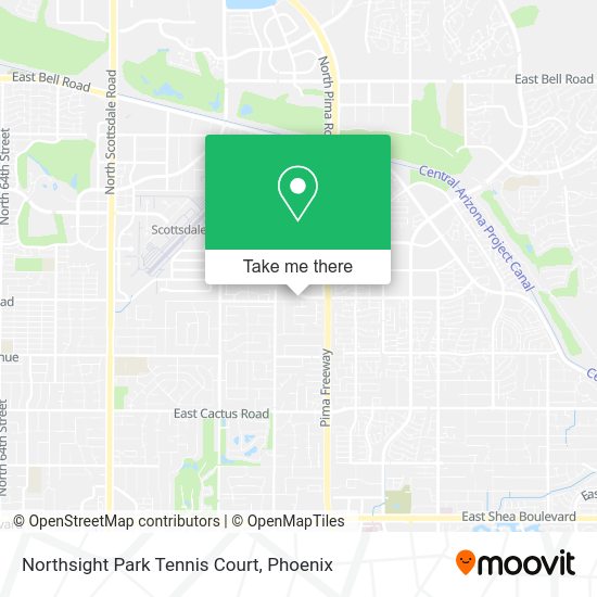 Northsight Park Tennis Court map