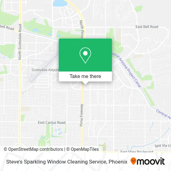 Steve's Sparkling Window Cleaning Service map