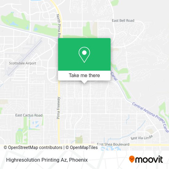 Mapa de Highresolution Printing Az