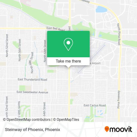 Steinway of Phoenix map