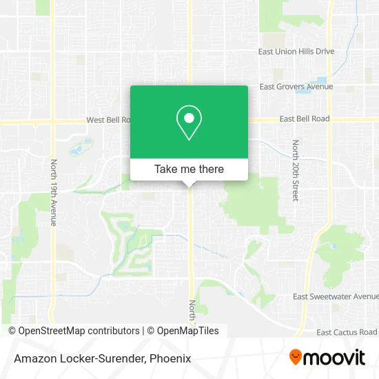 Amazon Locker-Surender map
