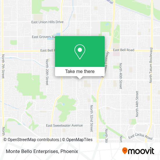 Mapa de Monte Bello Enterprises