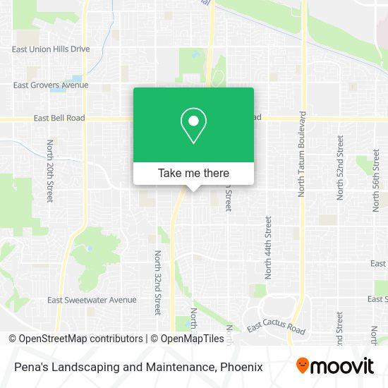 Pena's Landscaping and Maintenance map