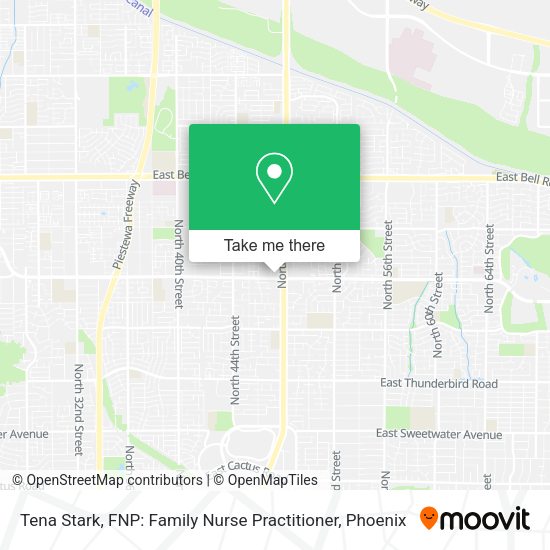 Mapa de Tena Stark, FNP: Family Nurse Practitioner