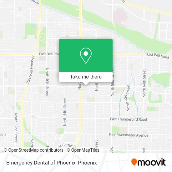 Mapa de Emergency Dental of Phoenix