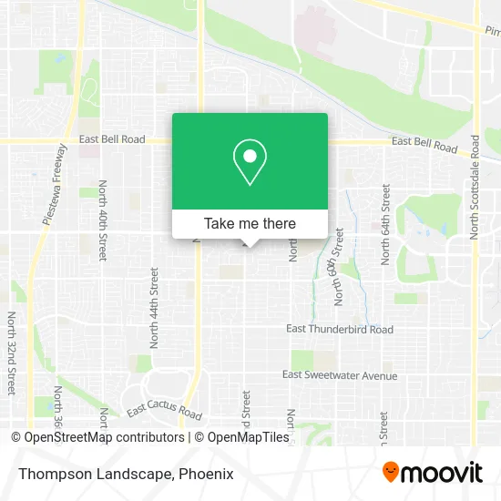 Thompson Landscape map