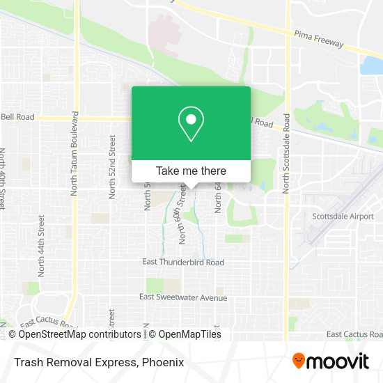 Mapa de Trash Removal Express