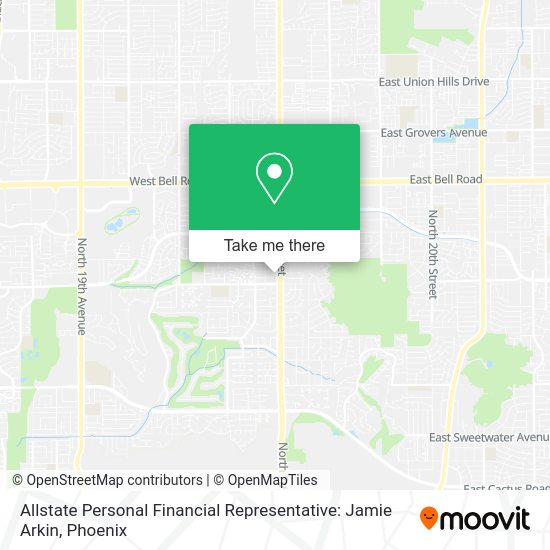 Mapa de Allstate Personal Financial Representative: Jamie Arkin