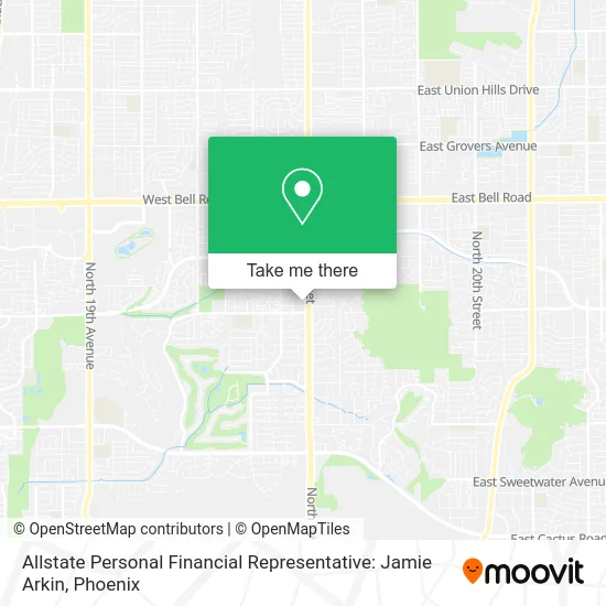 Allstate Personal Financial Representative: Jamie Arkin map