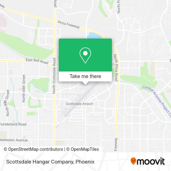 Scottsdale Hangar Company map