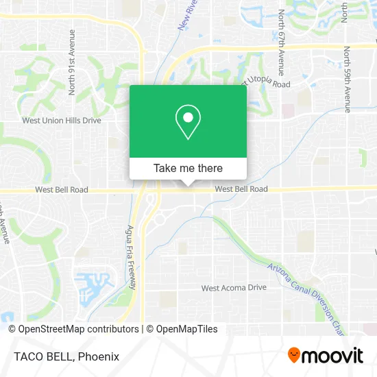 TACO BELL map