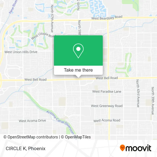 CIRCLE K map