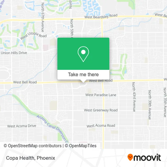Copa Health map