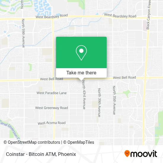 Coinstar - Bitcoin ATM map