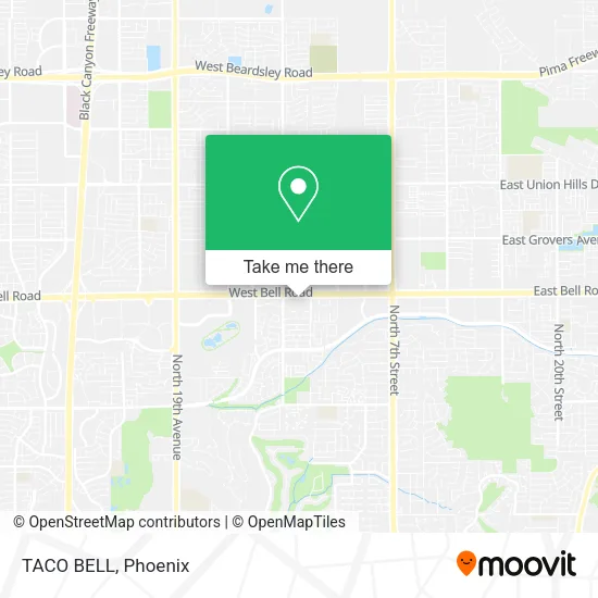 TACO BELL map
