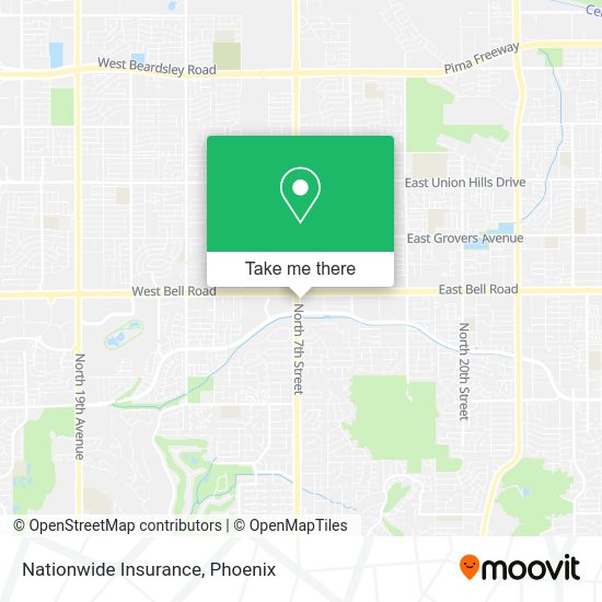 Nationwide Insurance map