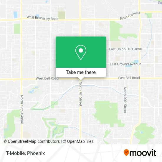 T-Mobile map