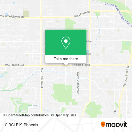 CIRCLE K map