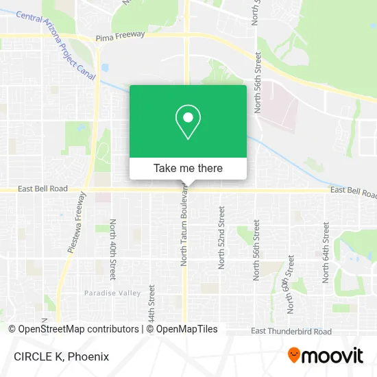 CIRCLE K map