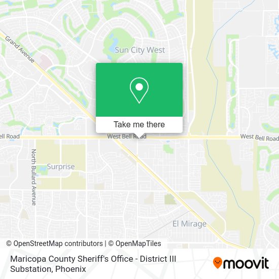 Maricopa County Sheriff's Office - District III Substation map